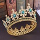 Alloy Baroque Rhinestone Beaded Bridal Tiara