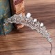 Zircon Alloy Floral Bridal Tiaras Princess Crown
