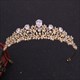 Zircon Alloy Floral Bridal Tiaras Princess Crown