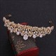 Zircon Alloy Floral Bridal Tiaras Princess Crown