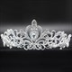 Crystal Bridal Tiara With Rhinestone Accents