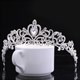 Crystal Bridal Tiara With Rhinestone Accents