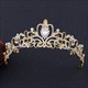 Crystal Bridal Tiara With Rhinestone Accents