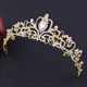 Crystal Bridal Tiara With Rhinestone Accents