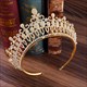 Baroque Crystal Alloy Bridal Tiara Princess Crown