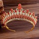 Baroque Crystal Alloy Bridal Tiara Princess Crown