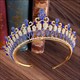 Baroque Crystal Alloy Bridal Tiara Princess Crown