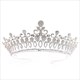Baroque Crystal Alloy Bridal Tiara Princess Crown