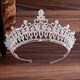 Baroque Crystal Alloy Bridal Tiara Princess Crown