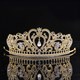 Baroque Heart-Shaped Bridal Tiara Princess Crown