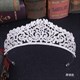 Modern Alloy Crystal Bridal Tiara With Rhinestone Accents