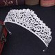 Modern Alloy Crystal Bridal Tiara With Rhinestone Accents