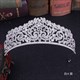 Modern Alloy Crystal Bridal Tiara With Rhinestone Accents