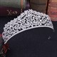 Modern Alloy Crystal Bridal Tiara With Rhinestone Accents