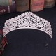 Modern Alloy Crystal Bridal Tiara With Rhinestone Accents