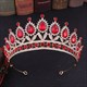 Baroque Crystal Bridal Tiara With Rhinestone Accents