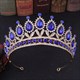 Baroque Crystal Bridal Tiara With Rhinestone Accents