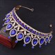 Baroque Crystal Bridal Tiara With Rhinestone Accents