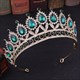 Baroque Crystal Bridal Tiara With Rhinestone Accents