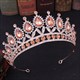 Baroque Crystal Bridal Tiara With Rhinestone Accents