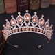 Baroque Crystal Bridal Tiara With Rhinestone Accents