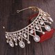 Crystal Bridal Tiara With Rhinestone Accents