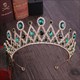 Crystal Bridal Tiara With Rhinestone Accents