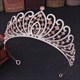Barocke Legierung Strasssteine Brautdiadem Prinzessinnenkrone
