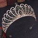 Barocke Legierung Strasssteine Brautdiadem Prinzessinnenkrone