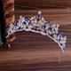 Dramatic Crystal Bridal Tiara With Rhinestone Accents