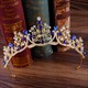Dramatic Crystal Bridal Tiara With Rhinestone Accents