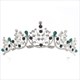 Dramatic Crystal Bridal Tiara With Rhinestone Accents