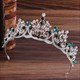 Dramatic Crystal Bridal Tiara With Rhinestone Accents