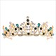 Dramatic Crystal Bridal Tiara With Rhinestone Accents