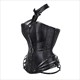 Gothic Halter Stickerei Criss-Cross 11 Stahlgestänge Form-Korsett