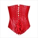 Halter Leather Steel Boned Shaper Corset With Lace Up Back