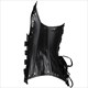 Halter Leather Steel Boned Shaper Corset With Lace Up Back