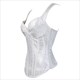 Jacquard Embroidery Body Shaper Corset With Straps