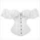 Jacquard Stickerei Body Shaper Korsett mit Spitzenträgern