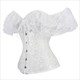 Jacquard Stickerei Body Shaper Korsett mit Spitzenträgern