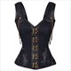 Steel Boned Shaper Corset With Adjustable Straps