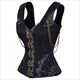 Steel Boned Shaper Corset With Adjustable Straps