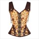 Steel Boned Shaper Corset With Adjustable Straps