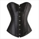 Satin Waist Cincher Training Shaper Corset With Boning