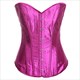 Satin Waist Cincher Training Shaper Corset With Boning