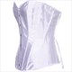 Satin Waist Cincher Training Shaper Corset With Boning