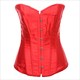 Satin Waist Cincher Training Shaper Corset With Boning