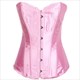 Satin Waist Cincher Training Shaper Corset With Boning