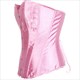 Satin Waist Cincher Training Shaper Corset With Boning