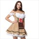 Traditional Oktoberfest Dirndl Dress With Apron